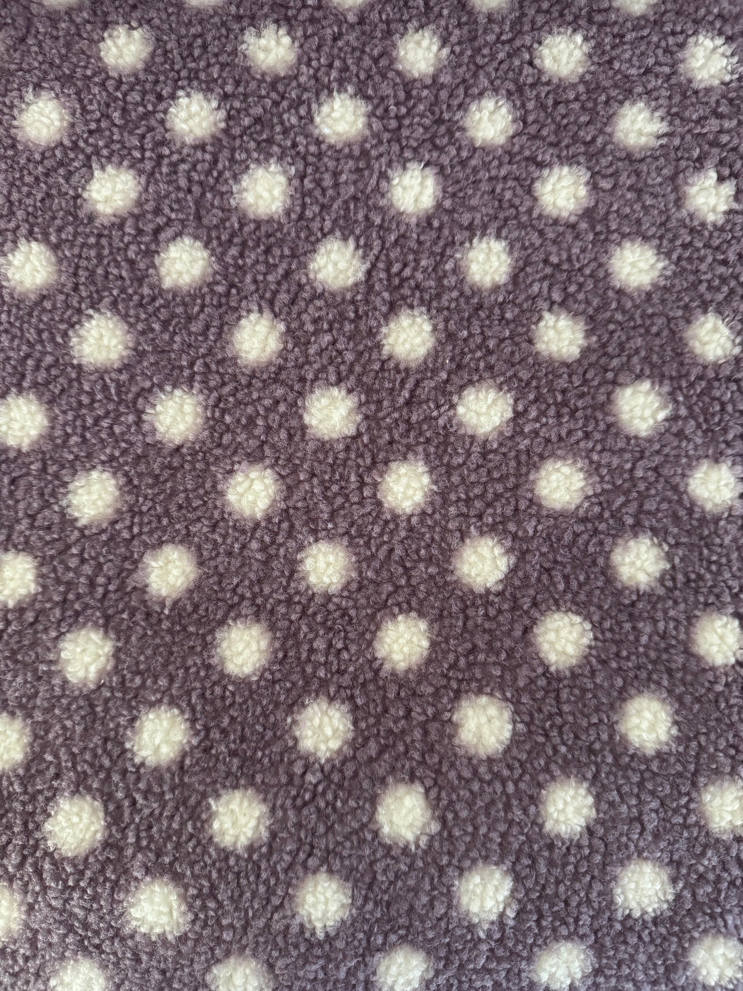 Cozy - Teddy Purple dots
