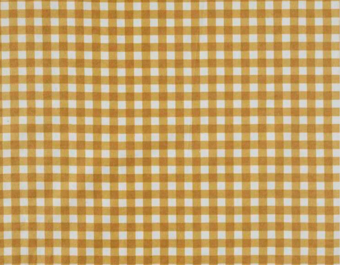 Flannel - Mustard gingham