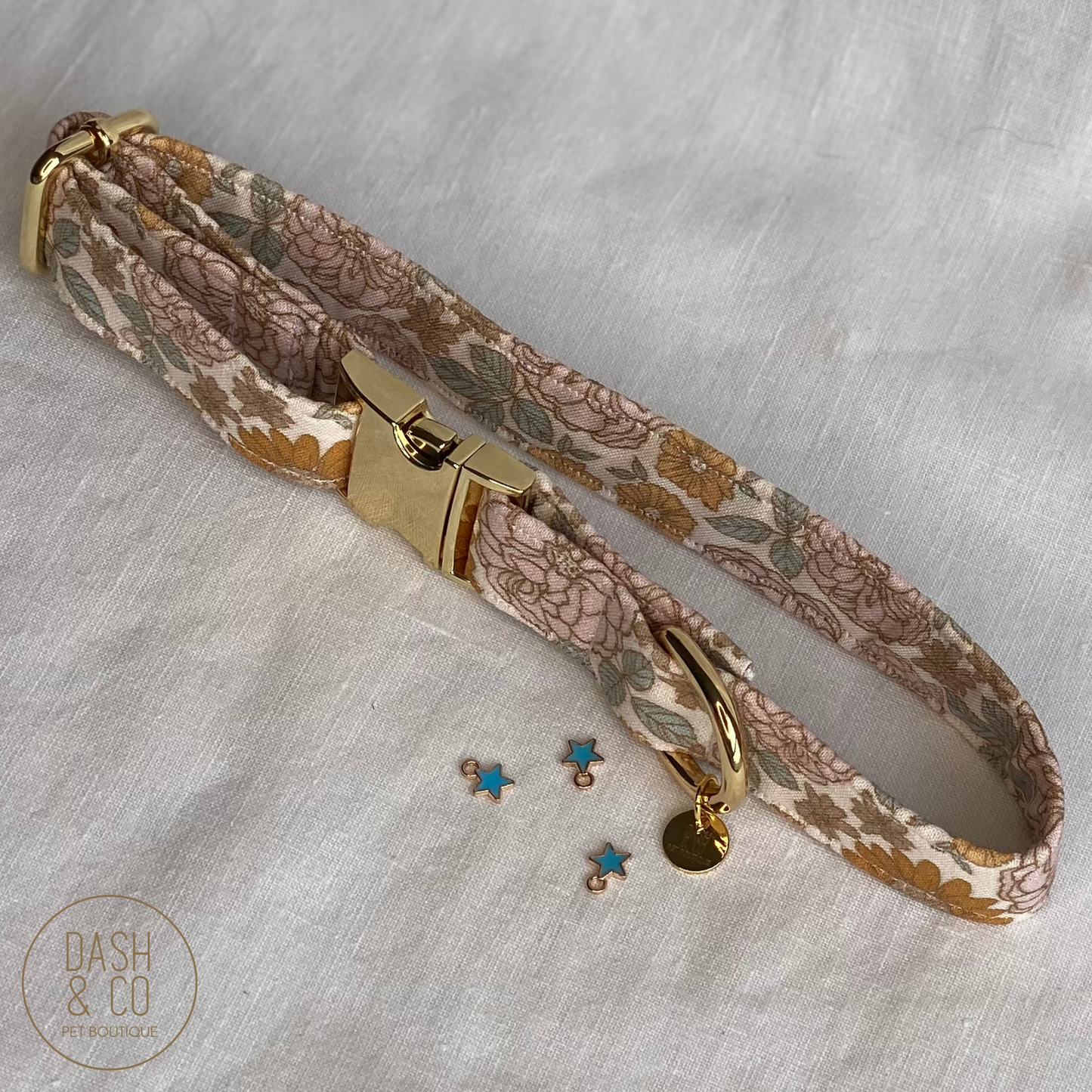 Blue Star Collar Charm