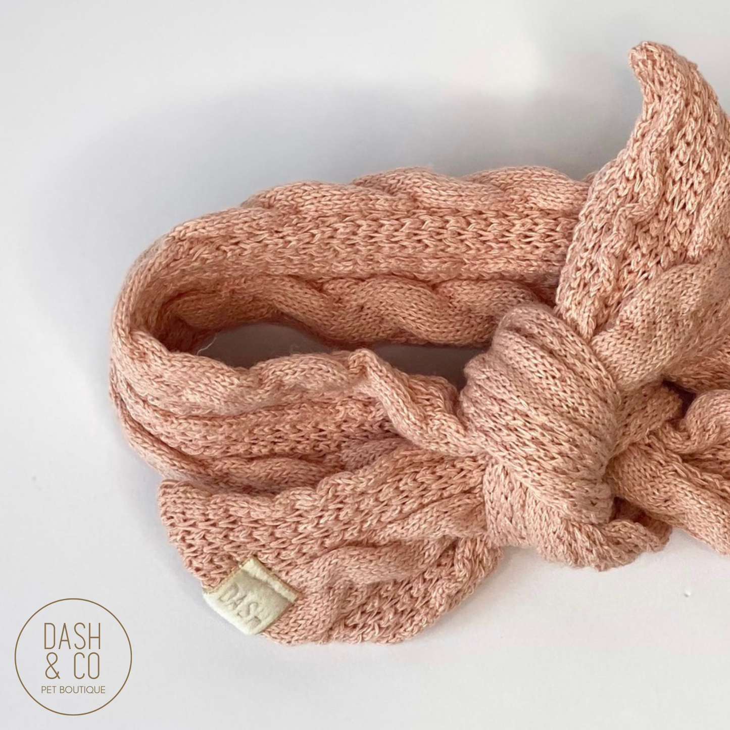 Blush Knit Neckerchief