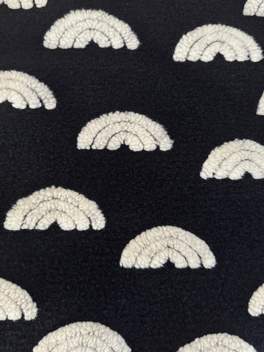 Cozy - Navy boucle clouds
