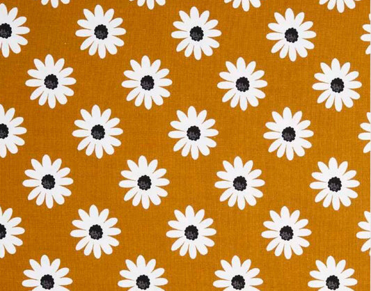 Canva Mustard daisy