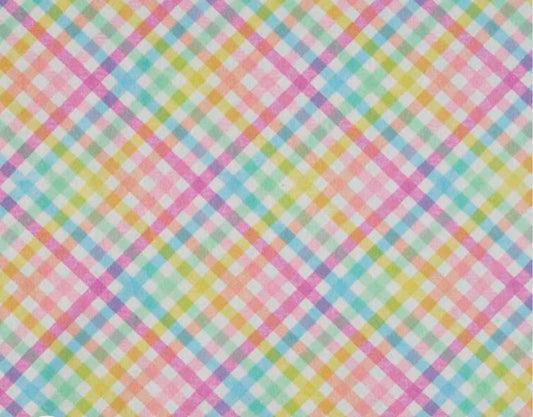Flannel - Rainbow gingham
