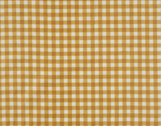 Flannel - Mustard gingham