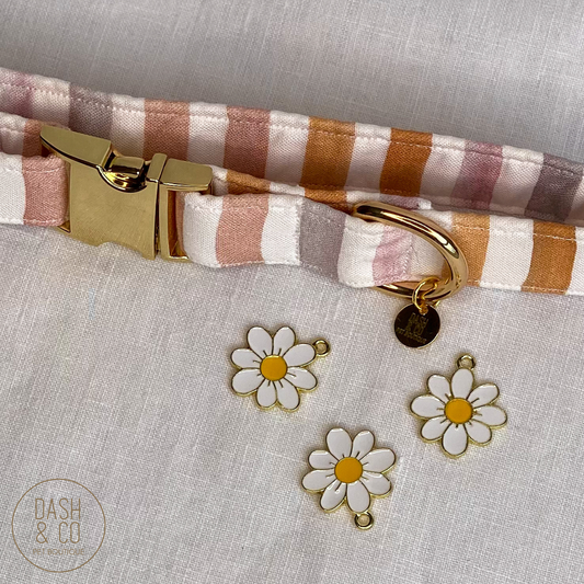 White Flower - Collar Charm