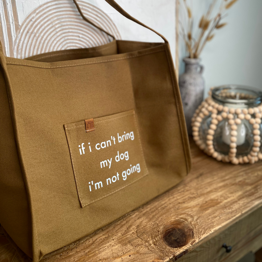 I'm not going Canvas Tote Bag