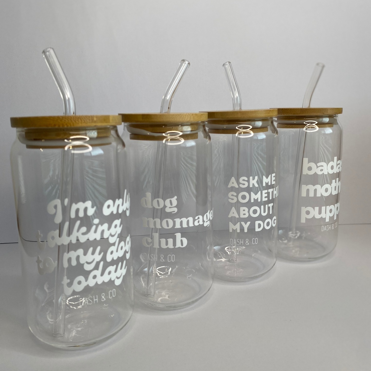 Ask Me Glass Tumbler