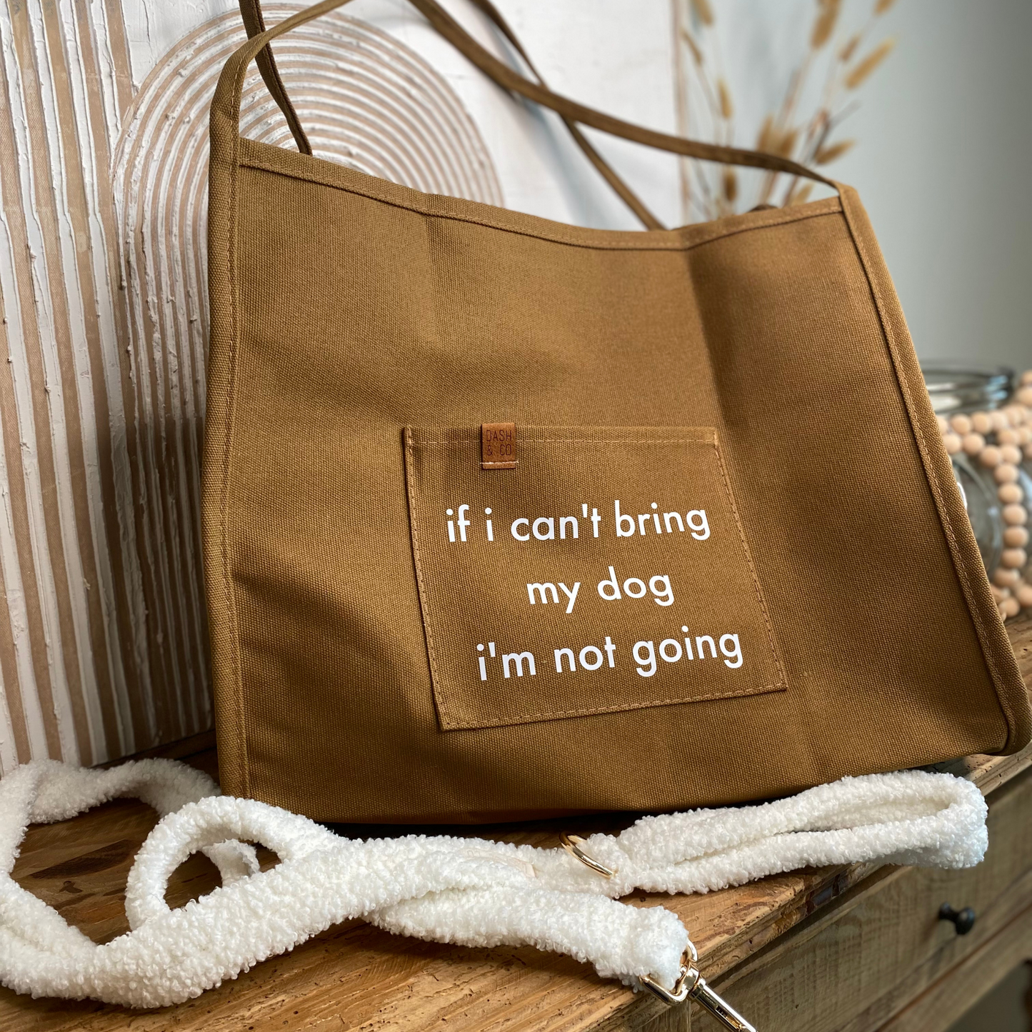 I'm not going Canvas Tote Bag