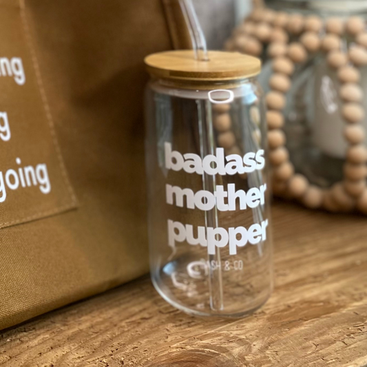 Pupper Glass Tumbler