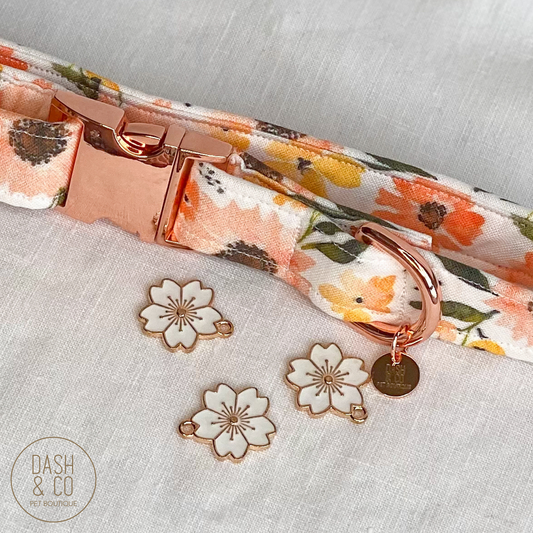 Magnolia Collar Charm