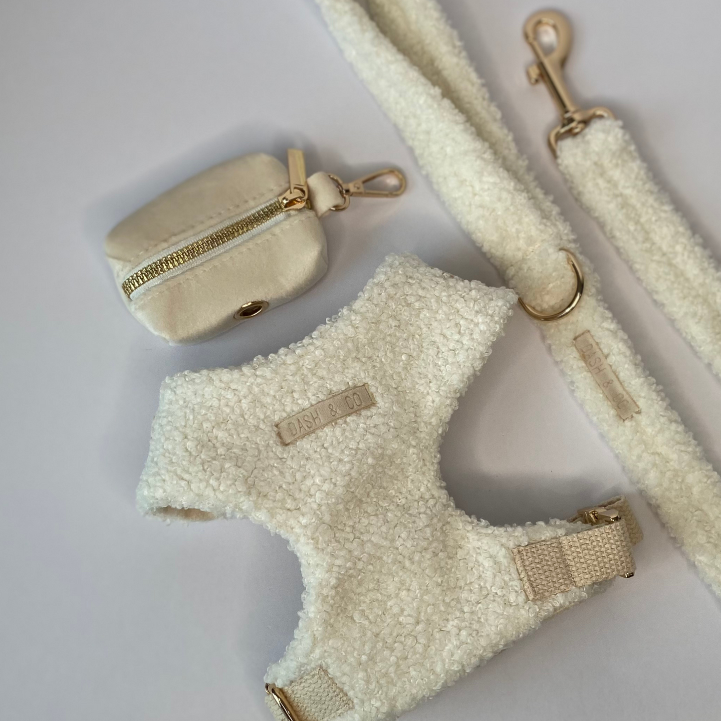 Velvet Poop Bag Holder