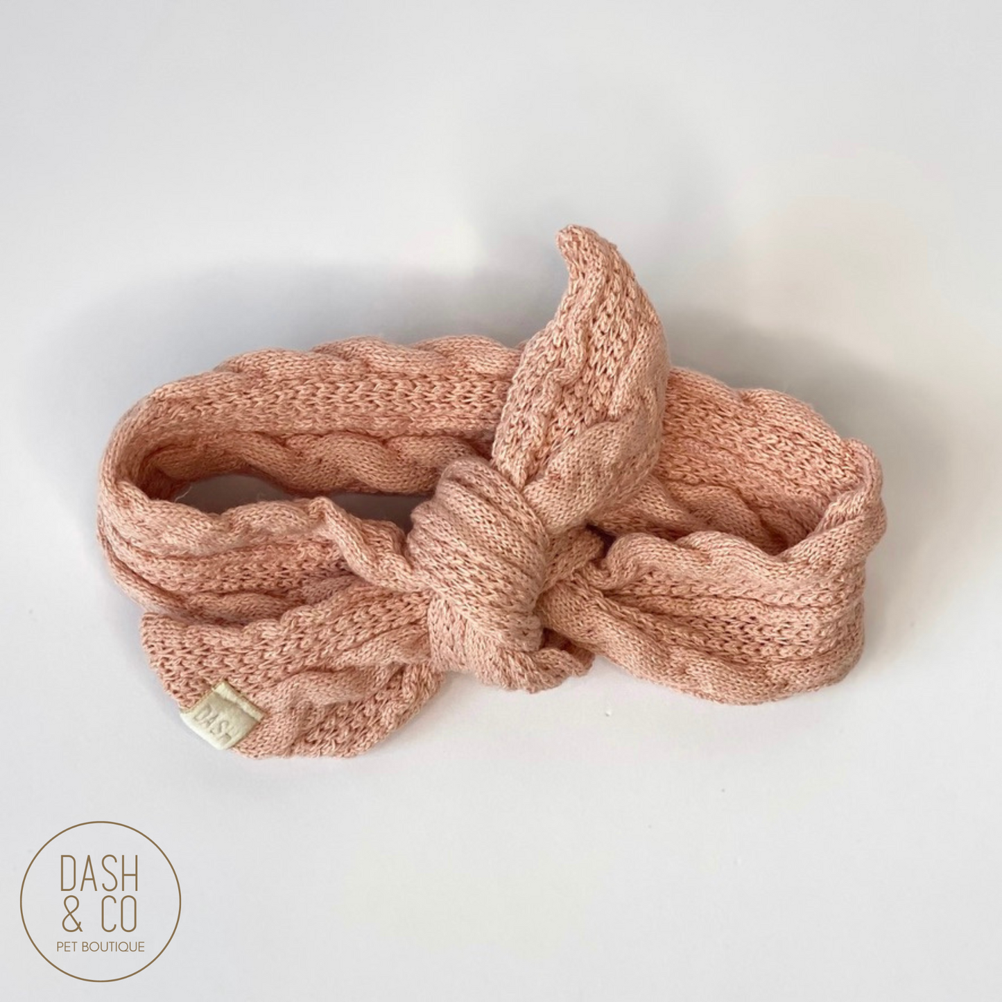 Blush Knit Neckerchief