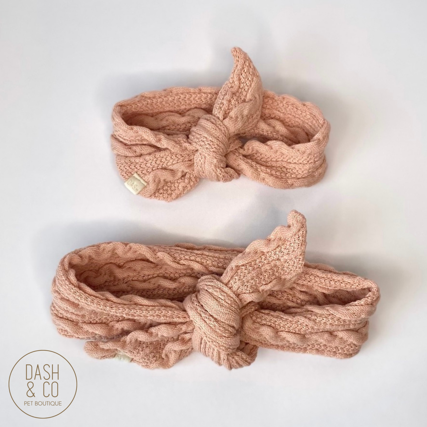 Blush Knit Neckerchief