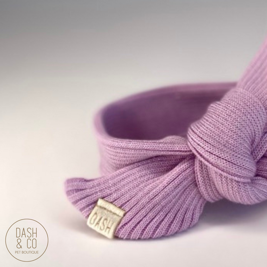 Lilac Rib Neckerchief